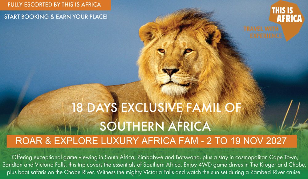 This is Africa launches “earn your place” incentive for 2027 luxury famil This is Africa launches “earn your place” incentive for 2027 luxury famil